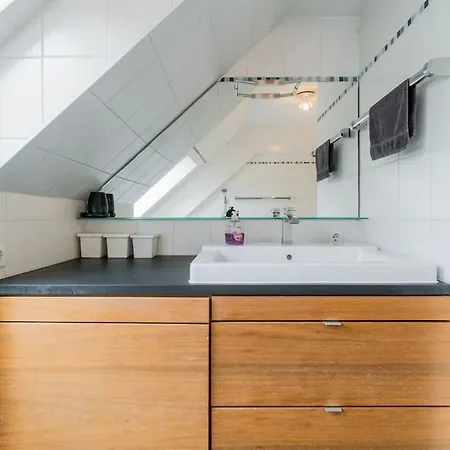 公寓 Ruhige Dachwohnung Mit Terrasse Mitte - Spacious Modern Rooftop Loft In Mitte *