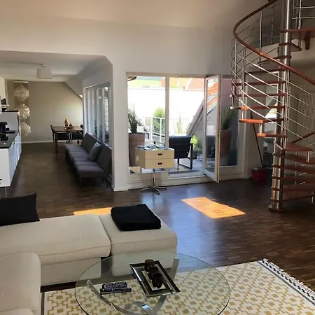 Appartement Ruhige Dachwohnung Mit Terrasse Mitte - Spacious Modern Rooftop Loft In Mitte Berlin