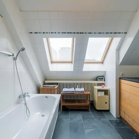 Ruhige Dachwohnung Mit Terrasse Mitte - Spacious Modern Rooftop Loft In Mitte Βερολίνο