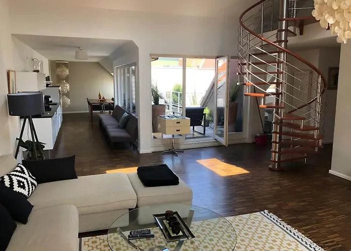 Διαμέρισμα Ruhige Dachwohnung Mit Terrasse Mitte - Spacious Modern Rooftop Loft In Mitte Βερολίνο