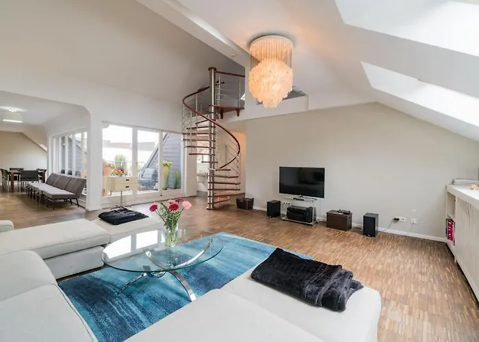 Ruhige Dachwohnung Mit Terrasse Mitte - Spacious Modern Rooftop Loft In Mitte 아파트 베를린