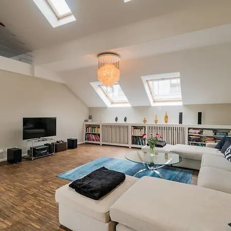 Ruhige Dachwohnung Mit Terrasse Mitte - Spacious Modern Rooftop Loft In Mitte アパート
